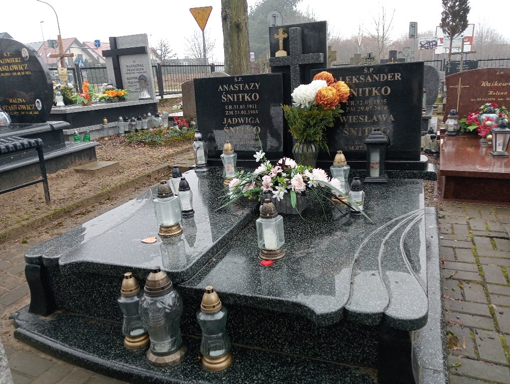 Grób Jadwiga Wiesława Śnitko